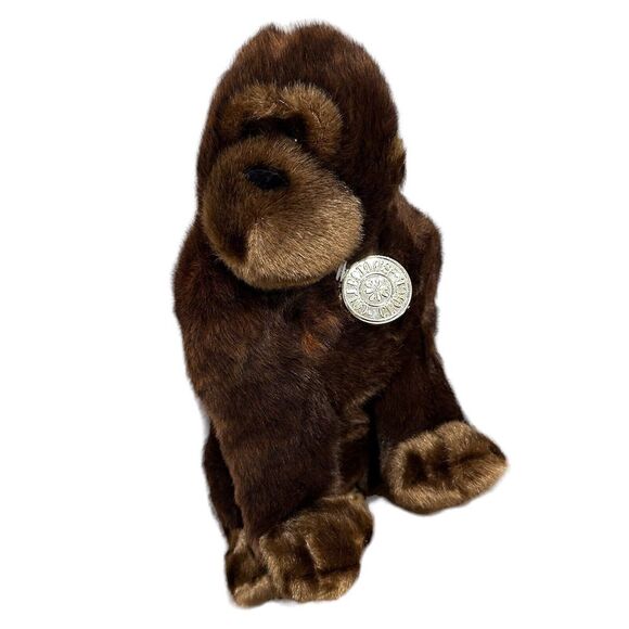 Vintage DanDee Collectors Choice Brown Gorilla Ape Soft Plush Stuffed Animal 11" - Picture 1 of 9